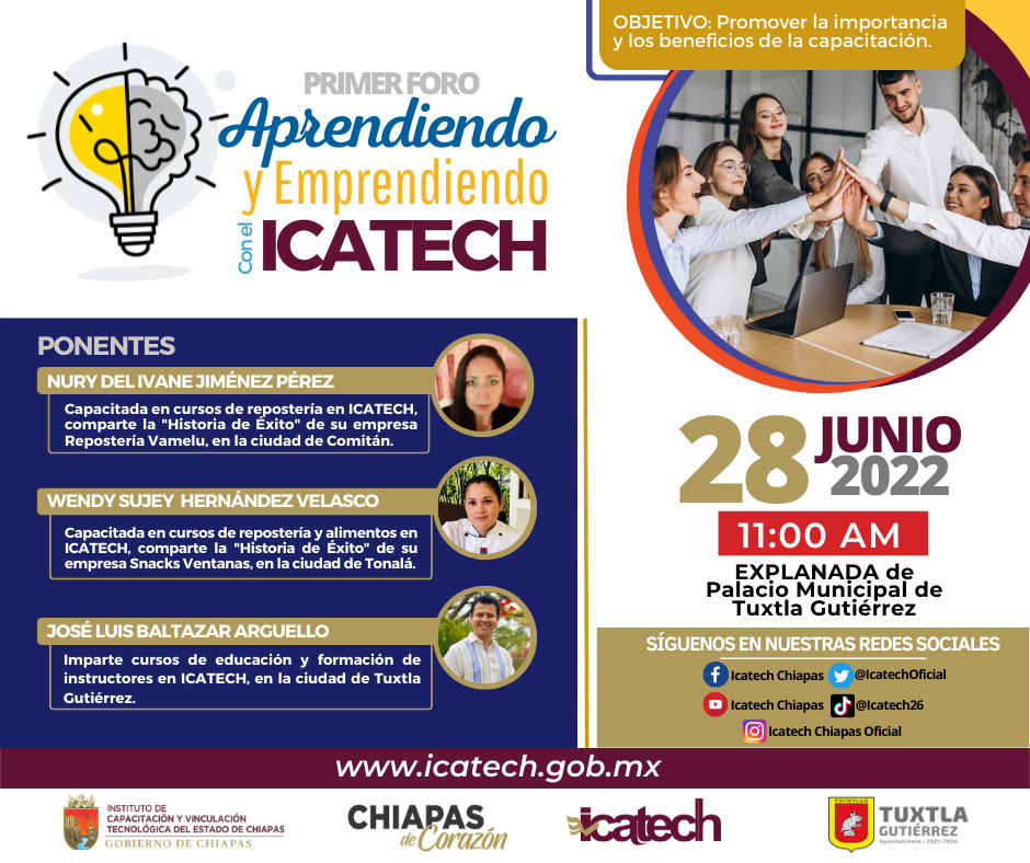 ICATECH realizará Foro para el Emprendimiento