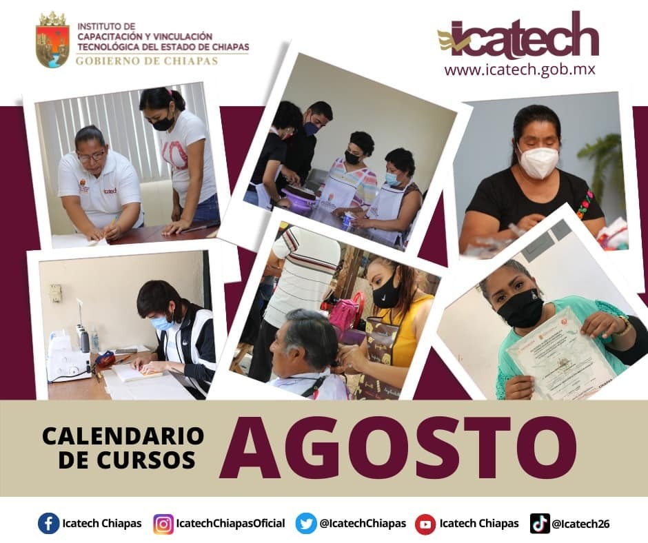 ICATECH apertura cursos para el mes de agosto