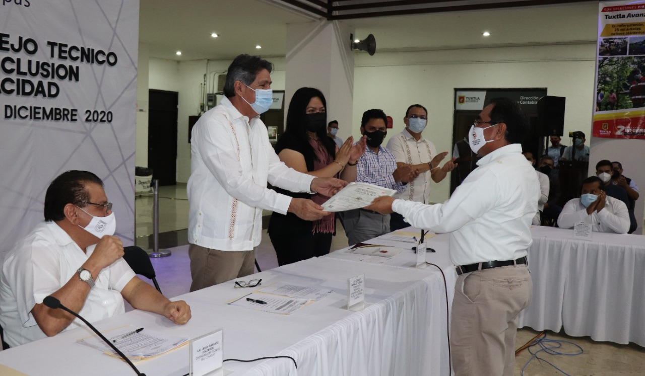 ICATECH CLAUSURA CURSO DE LENGUA DE SEÑAS MEXICANA EN EL AYUNTAMIENTO DE TUXTLA GUTIÉRREZ